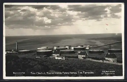 AK Terr. Chubut, Yacimientos Petroliferos, Los Tanques