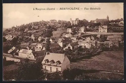 AK Bertholène /Aveyron, Vue Générale