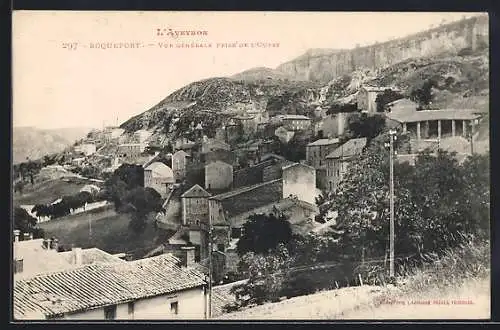 AK Roquefort /Aveyron, Vue Générale prise de l`Ouest