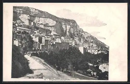 AK Roquefort /Aveyron, Ortsansicht mit Strassenpartie