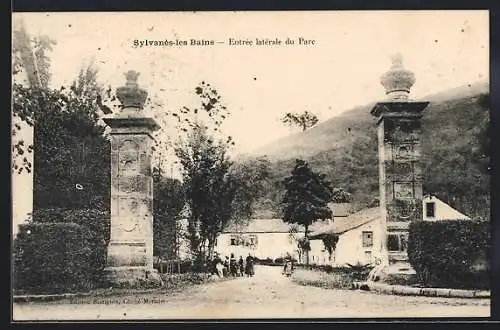 AK Sylvanès-les-Bains, Entrée latérale du Parc