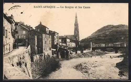 AK Saint-Afrique, La Sorgue et les Cazes