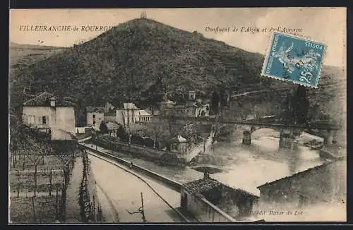 AK Villefranche-de-Rouergue, Confluent d`Alzou et de l`Aveyron