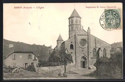 AK Aubin /Aveyron, L`Eglise