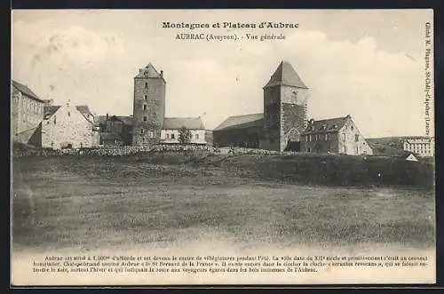 AK Aubrac /Aveyron, Vue générale