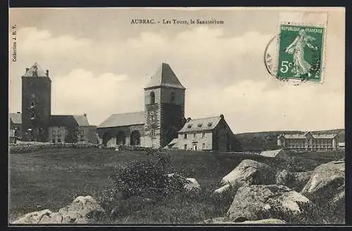 AK Aubrac /Aveyron, Les Tours, Le Sanatorium