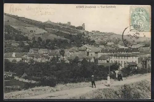 AK Aubin /Aveyron, Vue générale