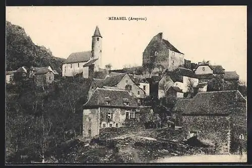 AK Mirabel /Aveyron, Vue général