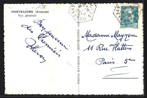 AK Montbazens /Aveyron, Vue générale