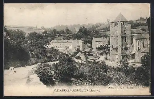 AK Cassagnes-Bégonhès /Aveyron, Vue générale