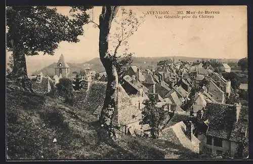 AK Mur-de-Barrez, Vue générale prise du Chateau