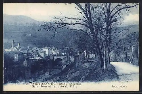 AK Saint-Jean-du-Bruel, Saint-Jean et la route de Trève