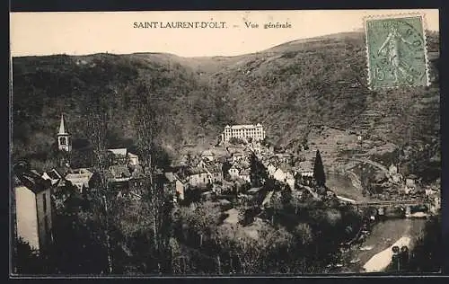 AK Saint-Laurent-d`Olt, Vue générale