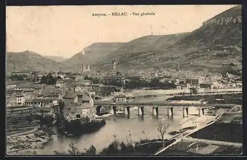 AK Millau /Aveyron, Vue générale