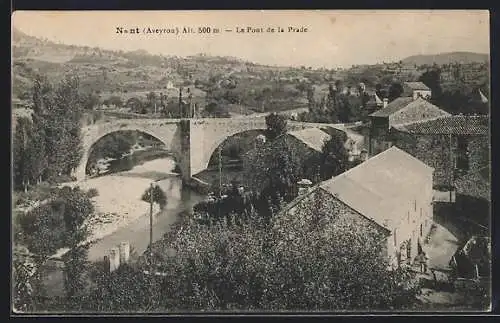 AK Nant /Aveyron, Le Pont de la Prade