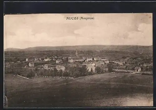 AK Nuces /Aveyron, Vue panoramique