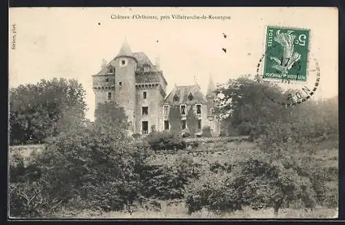 AK Villefranche-de-Rouergue, Chateau d`Orlhonac