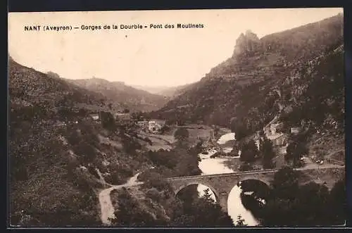 AK Nant /Aveyron, Gorges de la Dourble, Pont des Moulinets