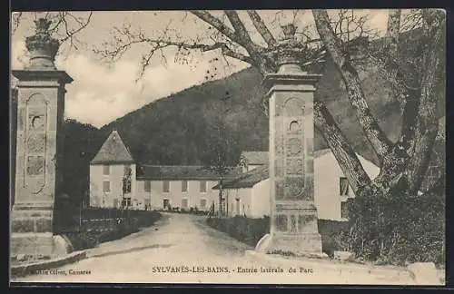 AK Sylvanès-les-Bains, Entrée latérale du Parc