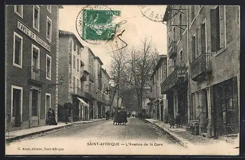 AK Saint-Affrique, L`Avenue de la Gare