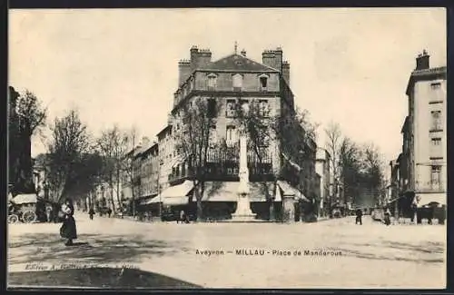 AK Millau /Aveyron, Place de Mandarous