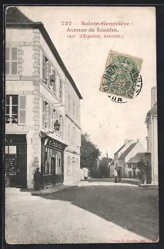 AK Sainte-Geneviève /Aveyron, Avenue de Lacalm