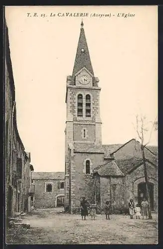 AK La Cavalerie /Aveyron, L`Eglise