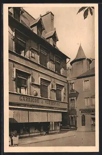 AK Rodez /Aveyron, Place du Bourg, vieille maison