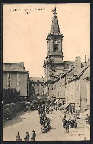 AK Rodez /Aveyron, Eglise St-Amans