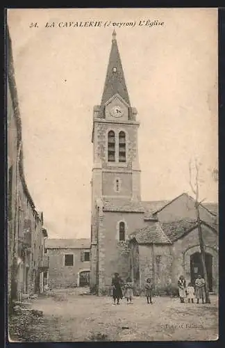 AK La Cavalerie /Aveyron, L`Église