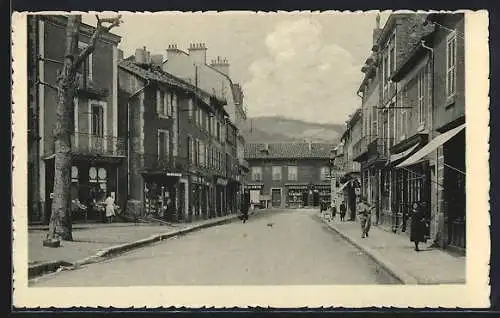 AK Aubin /Aveyron, Rue Henri-Barbusse