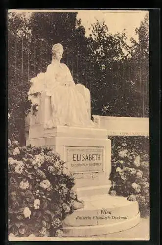 AK Wien, Denkmal der Kaiserin Elisabeth (Sissi) von Österreich