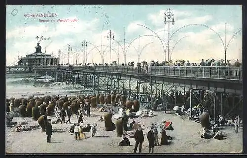 AK Scheveningen, Strand en Wandelhoofd