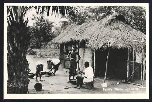 AK Gyamang, An indigenous family and their hut