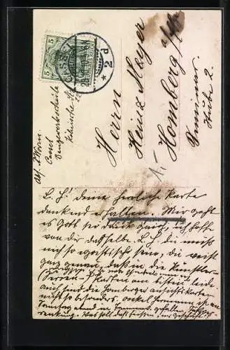 AK Der Graf von Luxemburg, Operettenszene, Darsteller mit Pinsel und Farbpalette