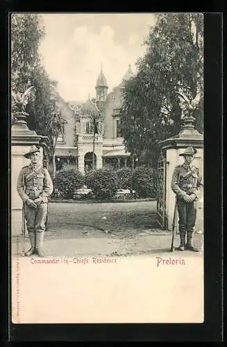 AK Pretoria, Commander-in-chiefs Residence, Burenkrieg