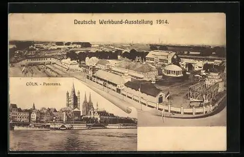 AK Köln, Deutsche Werkbund-Ausstellung 1914, Ausstellungsgelände