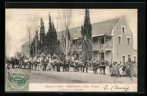 AK Oudtshoorn, Cape Colony, Queen`s Hotel