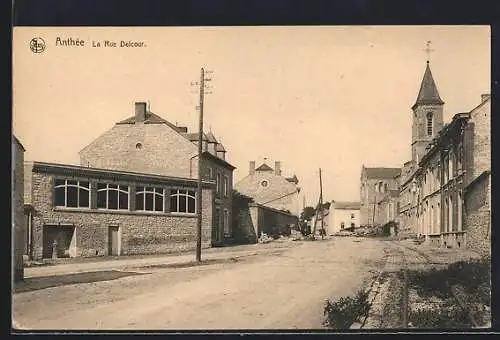 AK Anthée, La Rue Delcour