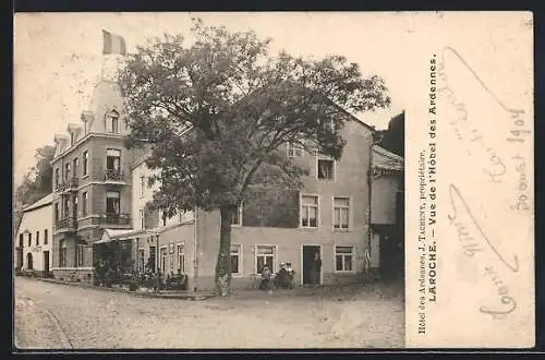 AK Laroche, Vue de l`Hotel des Ardennes