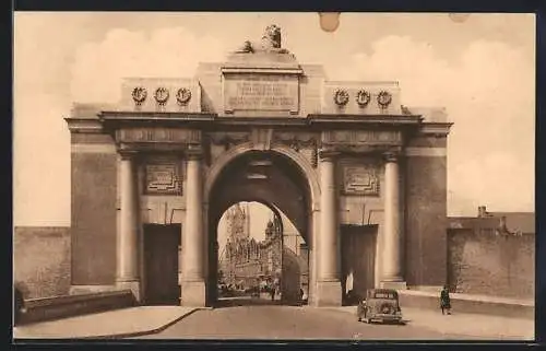 AK Ypres, Porte de Menin