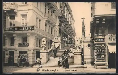 AK Blankenberghe, Le grand escalier