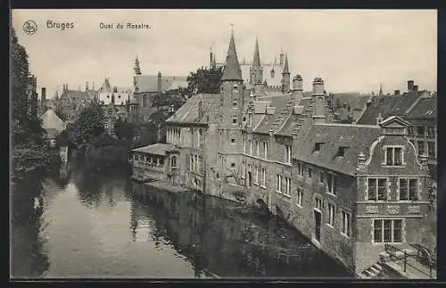 AK Bruges, Quai du Rosaire