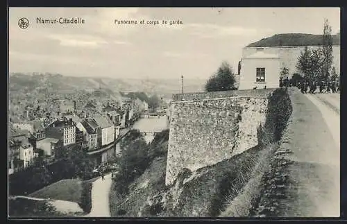 AK Namur-Citadelle, Panorama et corps de garde