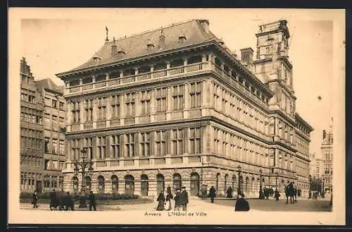 AK Anvers, L`Hôtel de Ville