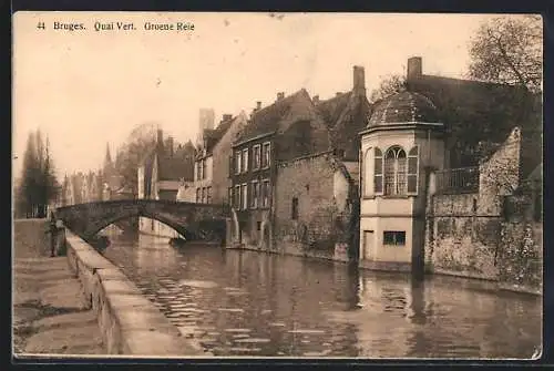 AK Bruges, Quai Vert, Groene Reie