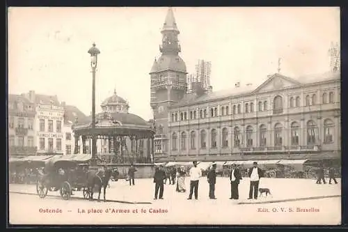 AK Ostende, La place d`Armes et le Casino