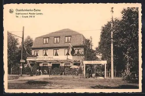 AK Oostduinkerke-Bains, Etablissement Moeder-Lambic