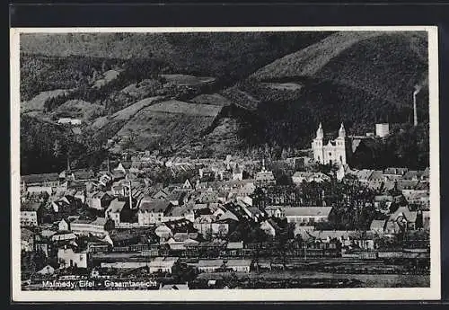 AK Malmedy i. Eifel, Gesamtansicht des Ortes