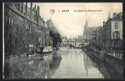 AK Gand, Le Quai des Dominicains